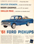 1961 Ford Truck magazine advertisements