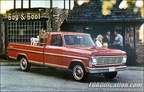1967 F100 Ranger postcard - front
