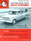 1968 Ford F250 Sales Features brochure