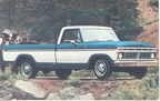 1977 Ford Truck advertising postcards