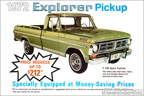 1972 Ford Truck advertising postcards