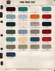 Acme paint chip sheet for '68 Ford trucks