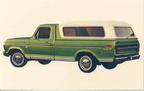 1974 Ford Truck advertising postcards
