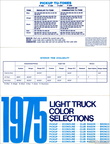 1975 Ford Light Truck Color Selections brochure