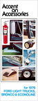 1976 Ford Truck Accessories brochure