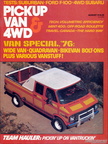 Pickup, Van & 4WD magazine review: '76 F100 4WD flareside
