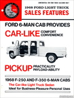 1968 Ford Crewcab Sales Features brochure