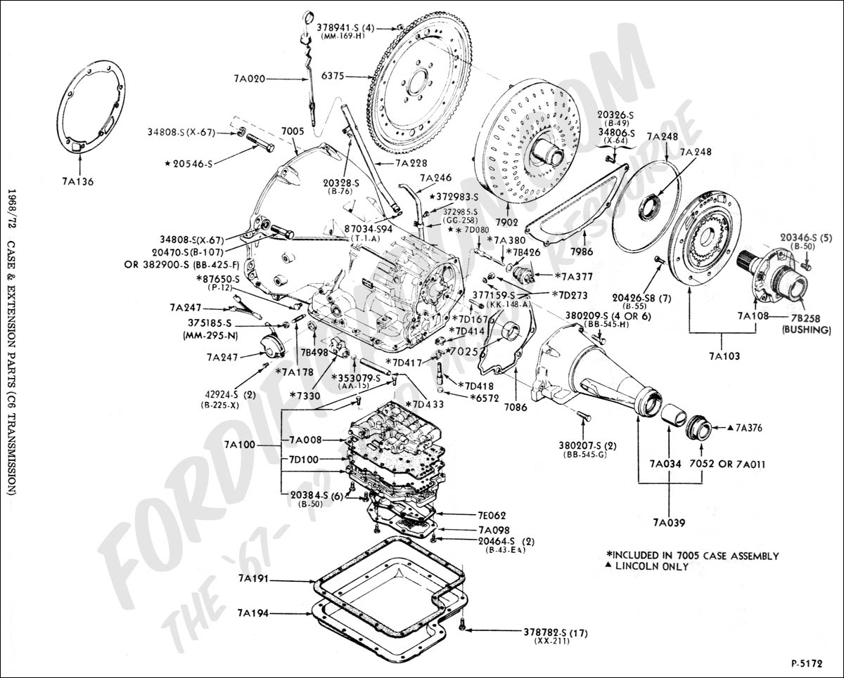 Ford c4 automatic transmission schematic