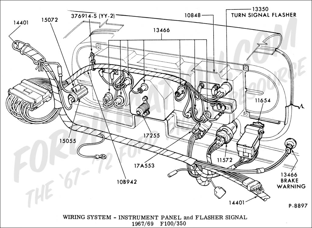 Ford Truck Technical Drawings and Schematics - Section I ... 1967 ford f750 engine wiring 