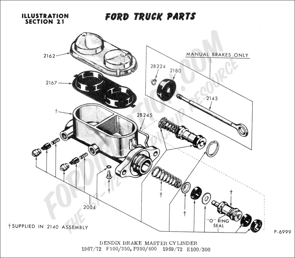 Diagram for a power brake booster 1976 ford f700 #3