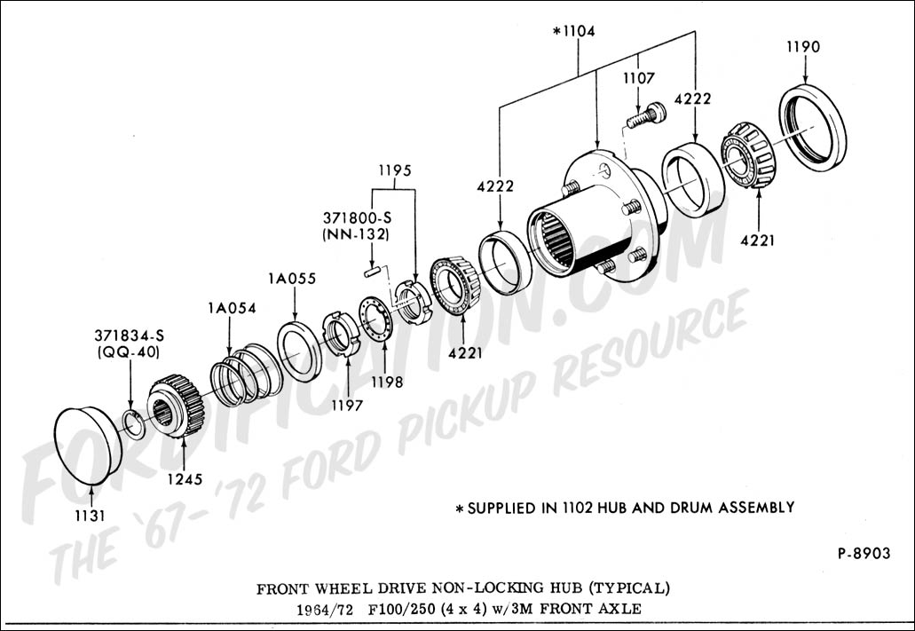 Ford ranger/mazda b3000/b4000 manual 4x4 locking hubs #4