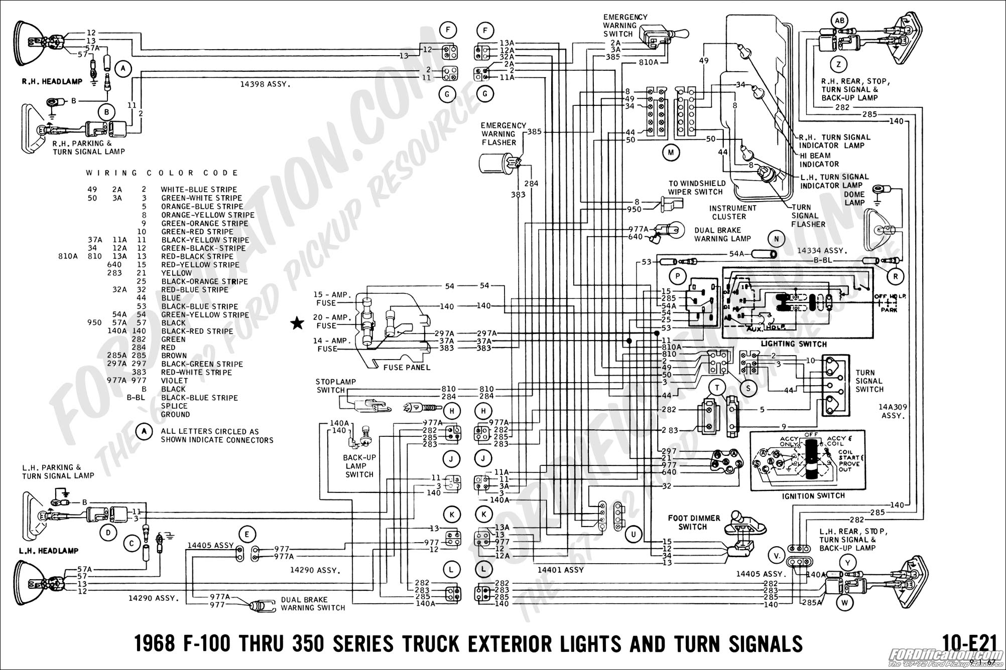 1966 Mustang Headlight Switch Wiring Diagram from ww.fordification.com